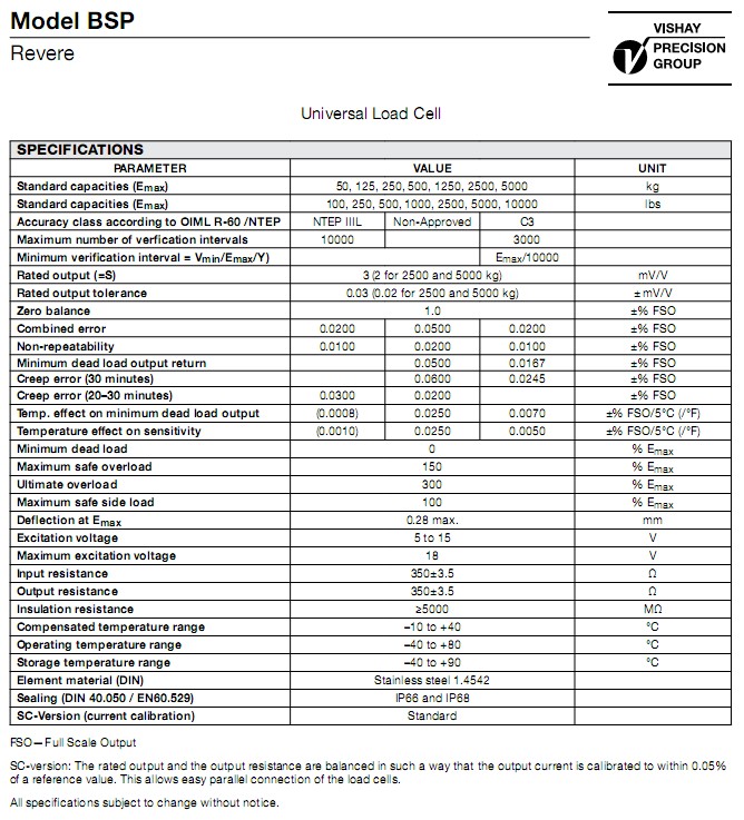 BSP-500kg稱重傳感器 BSP-500kg稱重傳感器